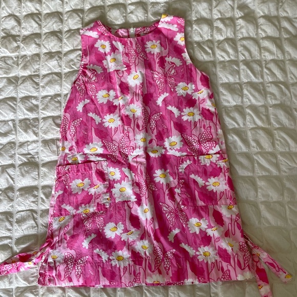 Lilly Pulitzer Pink and White Floral Dress - Picture 1 of 8